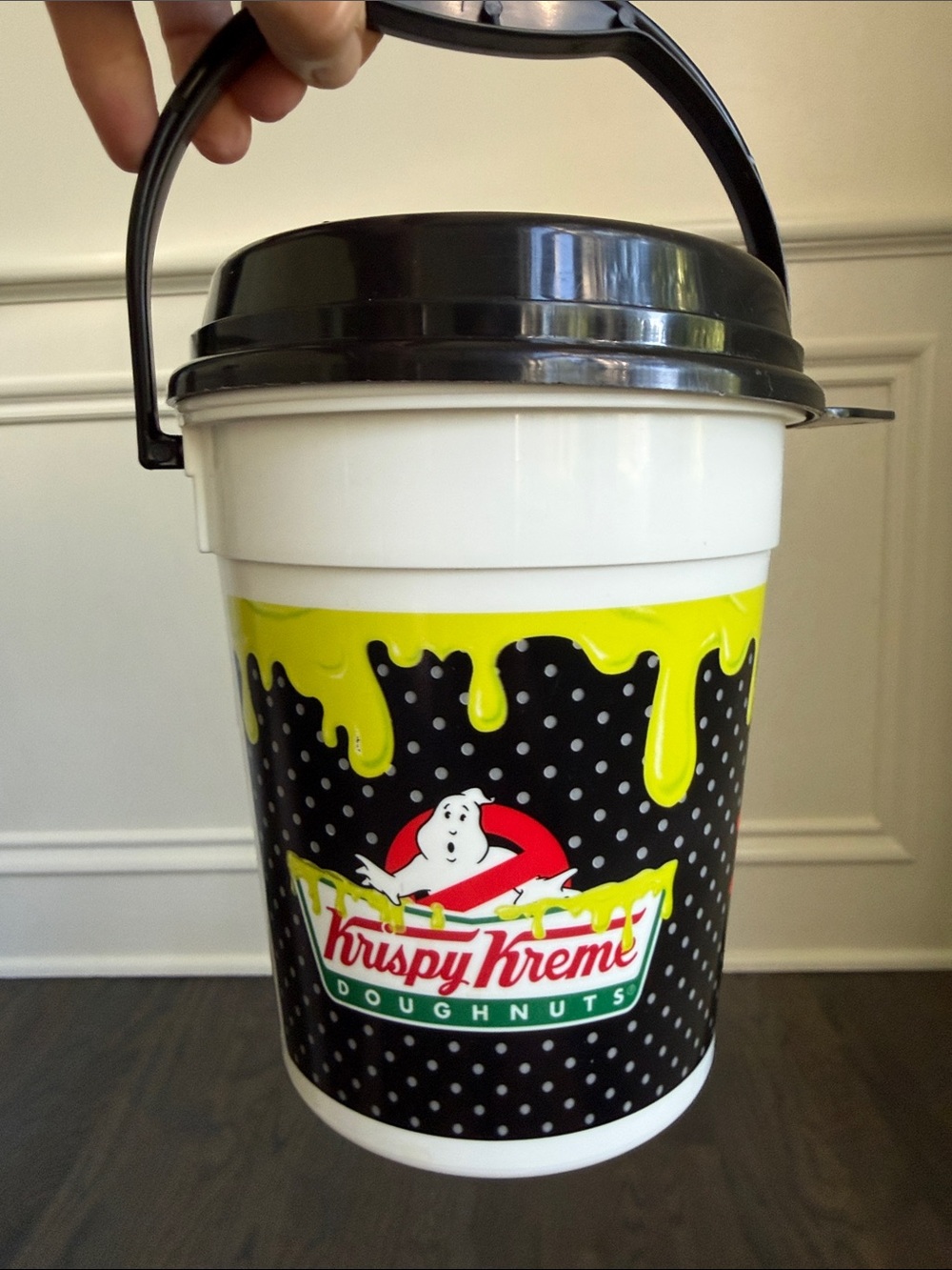 Krispy Kreme Ghostbusters 30th Anniversary Bucket Promotional Slimer Collectible